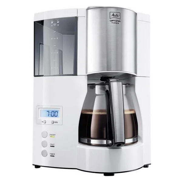 Melitta 100801 Optima Timer Zaman Ayarlı Beyaz Filtre Kahve Makinesi - Görsel 3