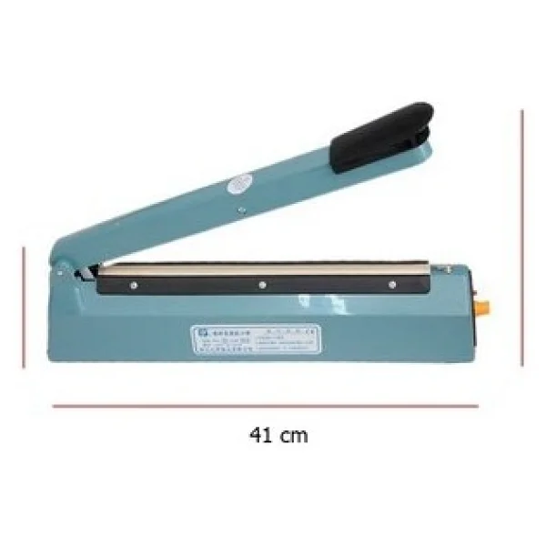 30 Cm Metal Kasa Poşet Ağzı Yapıştırma Kapama Makinesi-Yedek Tel Ve Teflon Hediyeli - Mavi - Görsel 2