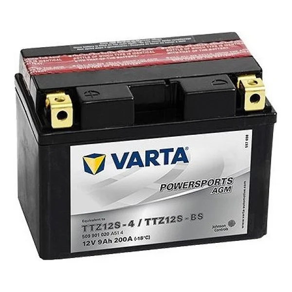 Varta Powersports Agm Ttz12s 12 V 9 Ah Motosiklet Aküsü - Görsel 2