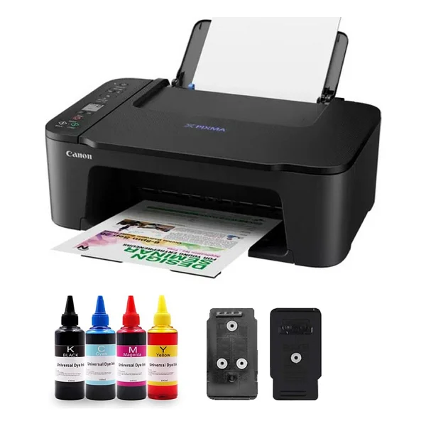 Canon Pixma E3440 Wi-Fi + Tarayıcı + Fotokopi Renkli Çok Fonksiyonlu Mürekkep Püskürtmeli Yazıcı - Görsel 7