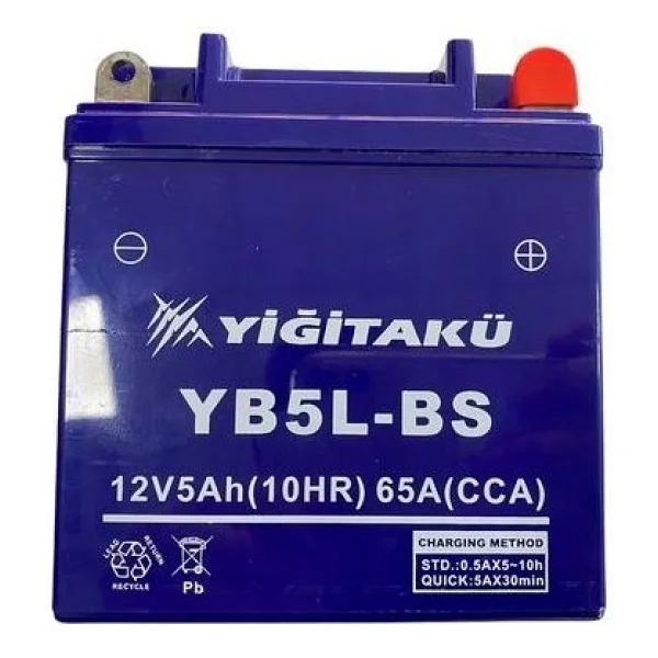 Yiğit Akü Ytx5l-Bs 12 V 5 Ah Motosiklet Aküsü - Görsel 2