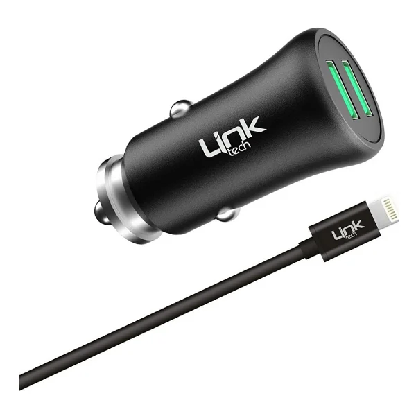 Linktech M582 12 W Lightning Kablolu Araç Şarj Aleti - Görsel 2