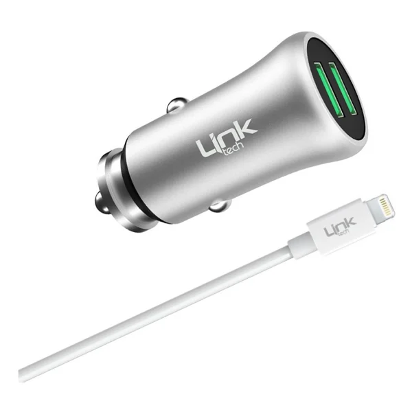 Linktech M582 12 W Lightning Kablolu Araç Şarj Aleti - Görsel 3
