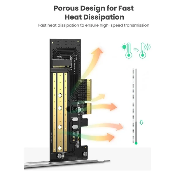 Ugreen Pcıe 3.0 M.2 Nvme Ve Ngff Okuyucu Adaptör Kartı - Görsel 5