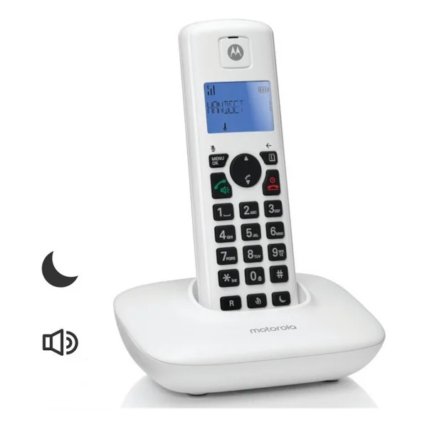 Motorola T401+ Handsfree Telsiz Telefon Beyaz - Görsel 2