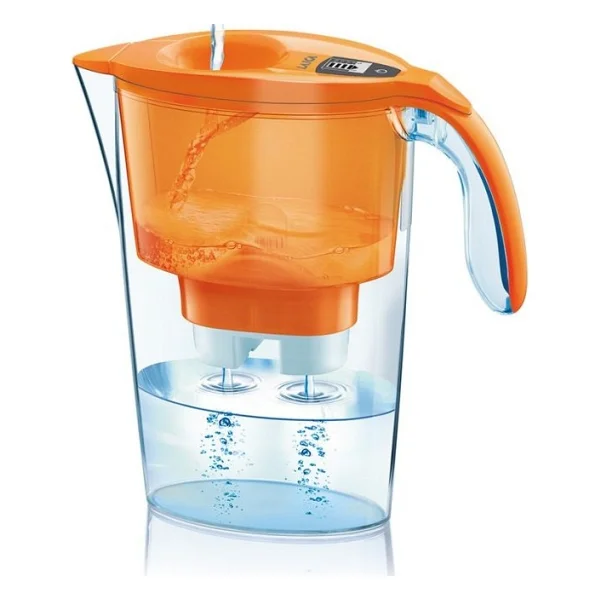 Laıca Stream ( Turuncu ) Dijital Sayaçlı Akıllı Filtreli Su Arıtmalı Filtre Sürahi 2.30lt - Görsel 8