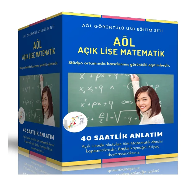 Enine Boyuna Eğitim Aöl Açık Lise Matematik Görüntülü Eğitim Seti - Görsel 2