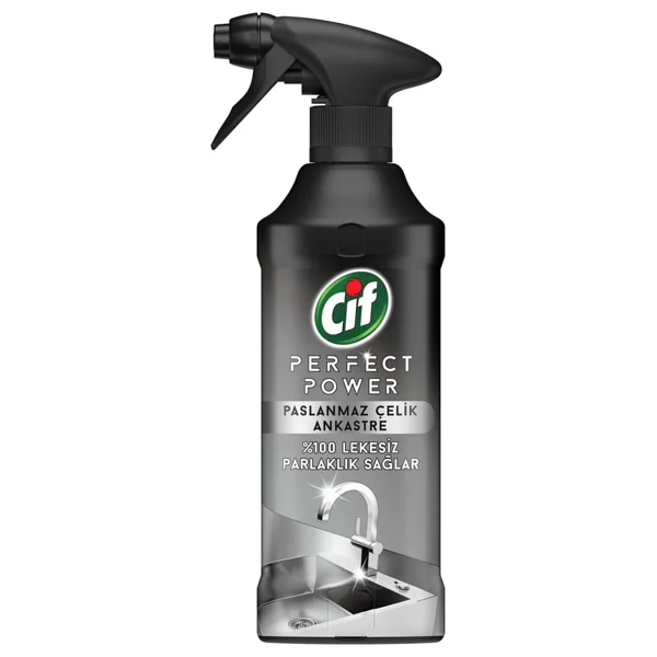 Cif Perfect Power Paslanmaz Çelik Ve Ankastre Yüzeyler İçin Temizleyici Sprey 435 Ml 2'li - Görsel 2