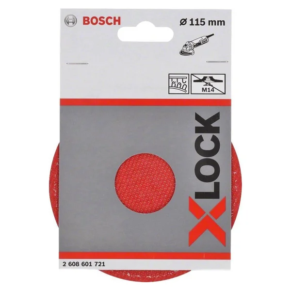 Bosch X-Lock 115 Mm M14 Cırtlı Zımpara Tabanı 2608601721 - Görsel 3