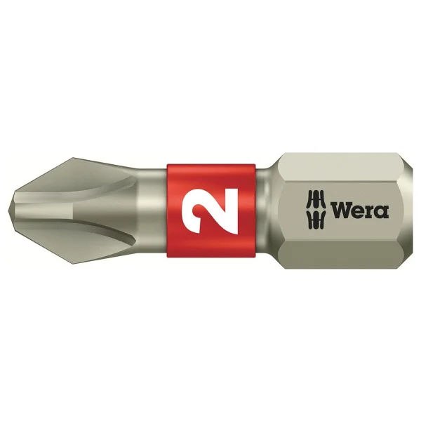 Wera 3851/1 Ts Paslanmaz Ph/Yıldız 2x25mm Bits 05071011001 - Görsel 4