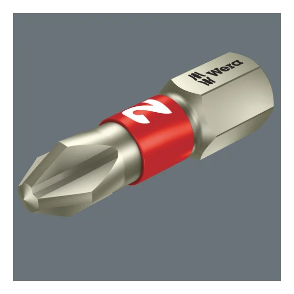 Wera 3851/1 Ts Paslanmaz Ph/Yıldız 2x25mm Bits 05071011001 - Görsel 3