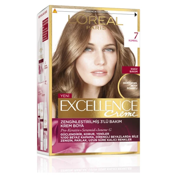 L'oreal Paris Excellence Creme 7 Kumral Saç Boyası - Görsel 3