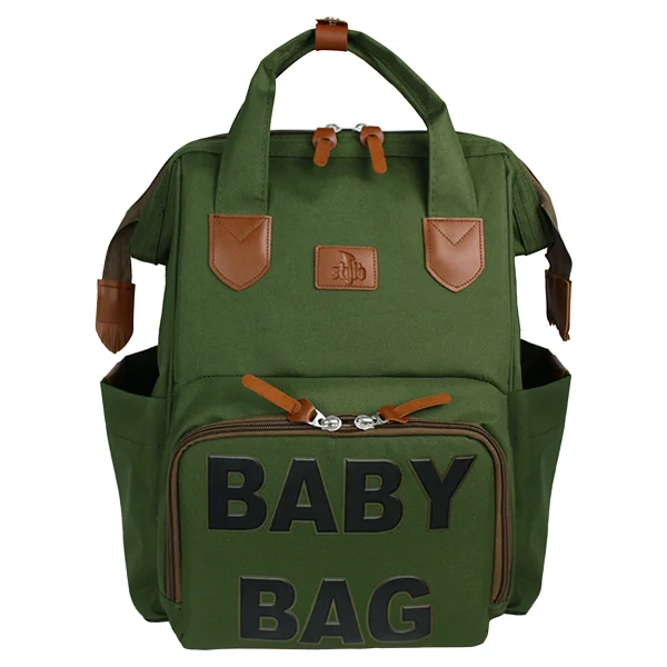 Stylo Monaco Baby Bag Baskılı Anne Bebek Bakım Sırt Çantası