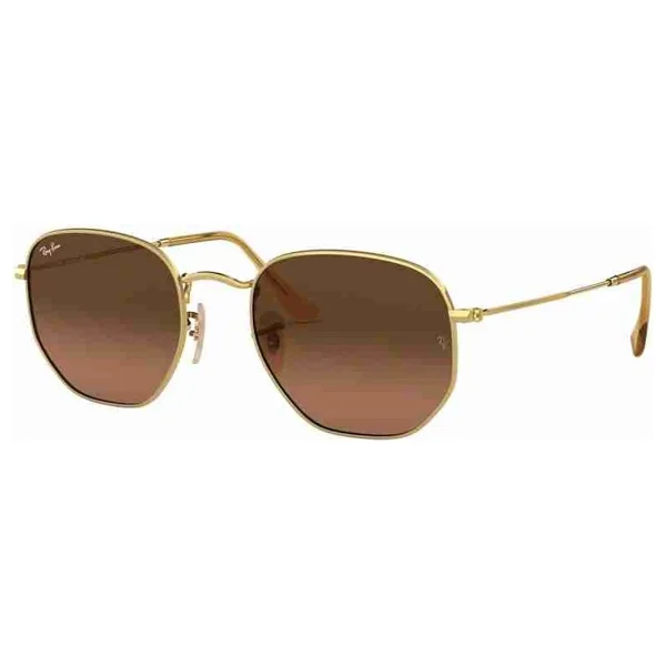Ray-Ban Hexagonal 3548n 9124/43 Arista Gold-Brown Güneş Gözlüğü - Görsel 10
