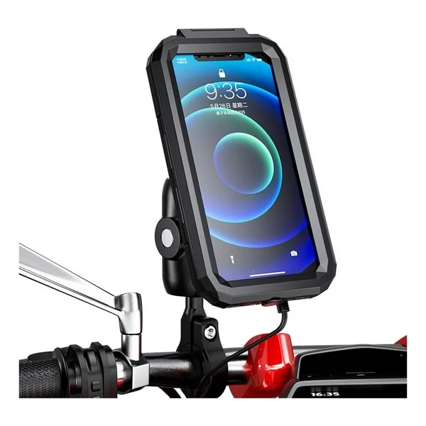 Nukrotech M18-54 Su Geçirmez Motosiklet Telefon Tutucu - Görsel 4
