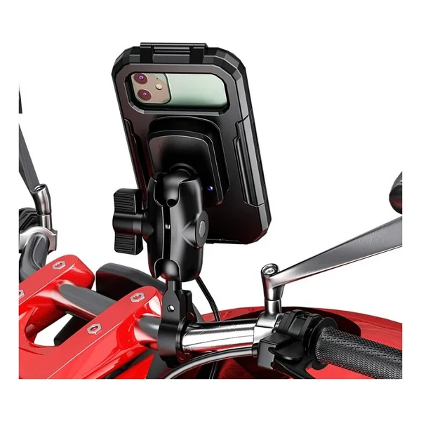 Nukrotech M18-54 Su Geçirmez Motosiklet Telefon Tutucu - Görsel 2