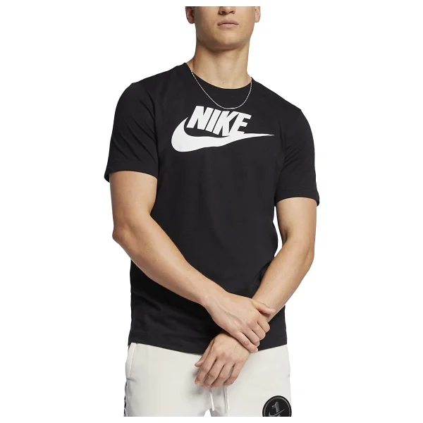 Nike Sportswear AR5004-010 Siyah Kısa Kollu Bisiklet Yaka Erkek Tişört - Görsel 4