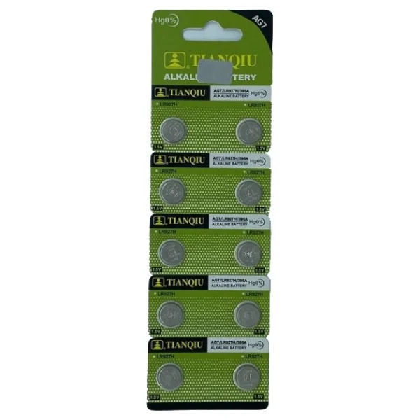 Tianqiu Ag7 Lr927/395 10'lu Alkalin Düğme Pil - Görsel 2