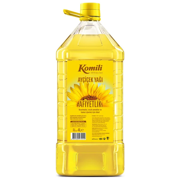 Komili Ayçiçek Yağı 4 Lt - Görsel 4