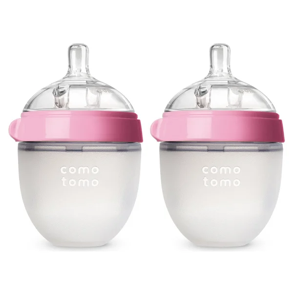 Comotomo Yavaş Akışlı 0-3 Ay Yenidoğan Silikon Biberon 150 Ml 2 Adet - Görsel 9