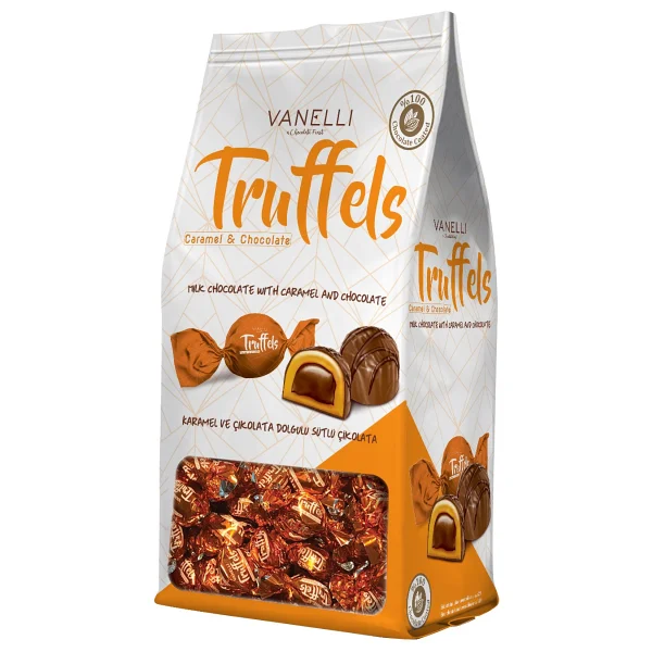 Vanelli Truffels Karamelli Ve Sütlü Çikolata 1 Kg - Görsel 3