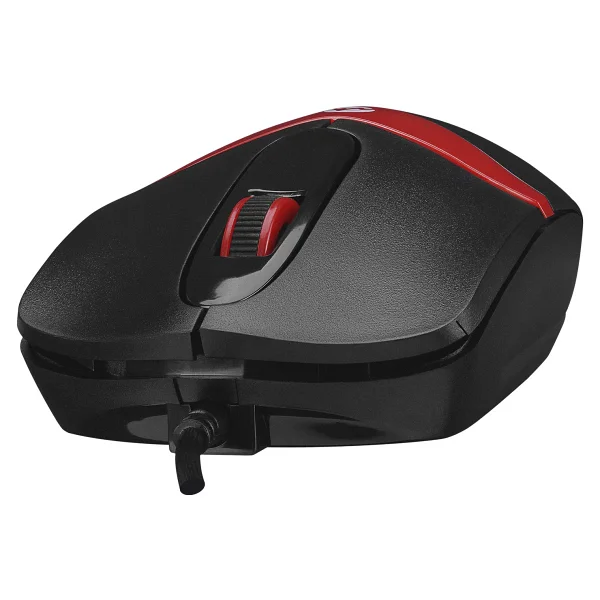 Everest Sm-220 Siyah-Kırmızı Optik Kablolu Mouse - Görsel 3