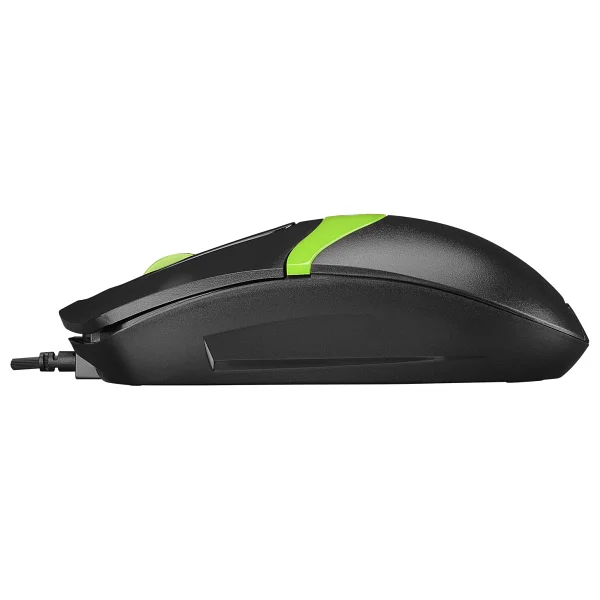 Everest Sm-220 Siyah-Yeşil Optik Kablolu Mouse - Görsel 4