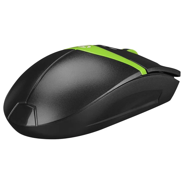 Everest Sm-220 Siyah-Yeşil Optik Kablolu Mouse - Görsel 5
