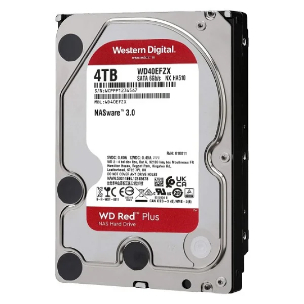 Western Digital Red Plus Wd40efzx Sata 3.0 5400 Rpm 3.5" 4 TB Harddisk - Görsel 2