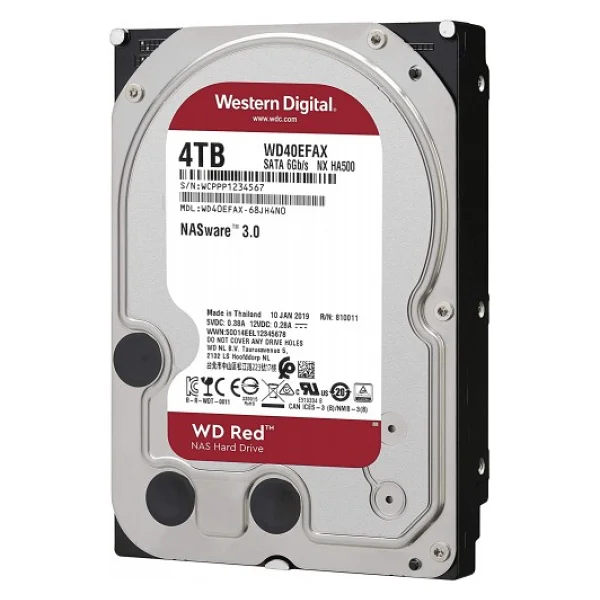 Western Digital Red Wd40efax Sata 3.0 5400 Rpm 3.5" 4 TB Harddisk - Görsel 2