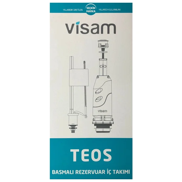 Visam Teos Basmalı Klozet Rezervuar İç Takım Ce Uygunluk Sembolü İle Kaliteli Malzeme - Görsel 3