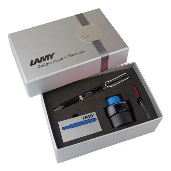Lamy Safari 17ds-M Uç Siyah Dolma Kalem Seti - Görsel 2