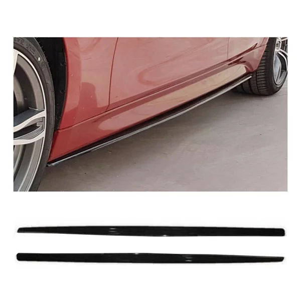 Mkg Ford Fiesta 1996-1999 F30 Düz Model Yan Marşpiyel 2 Adet Piona Black - Görsel 2