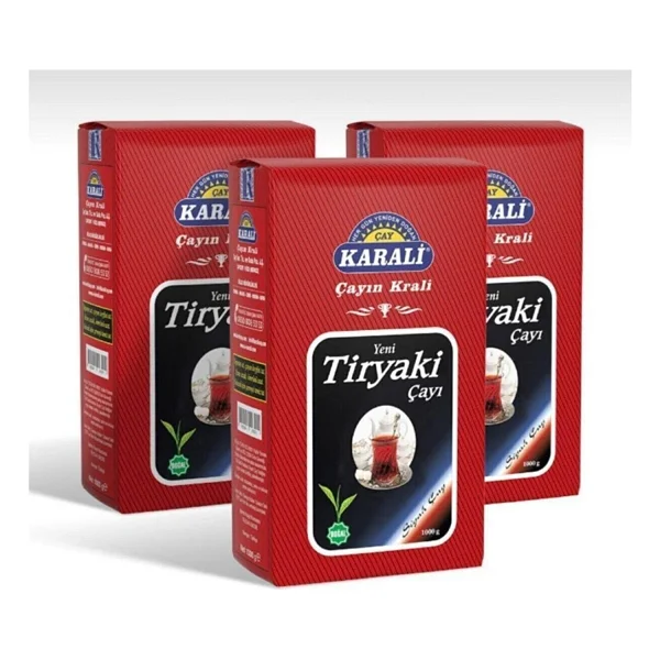 Karali Tiryaki Siyah Dökme Çay 3 x 1 KG - Görsel 2