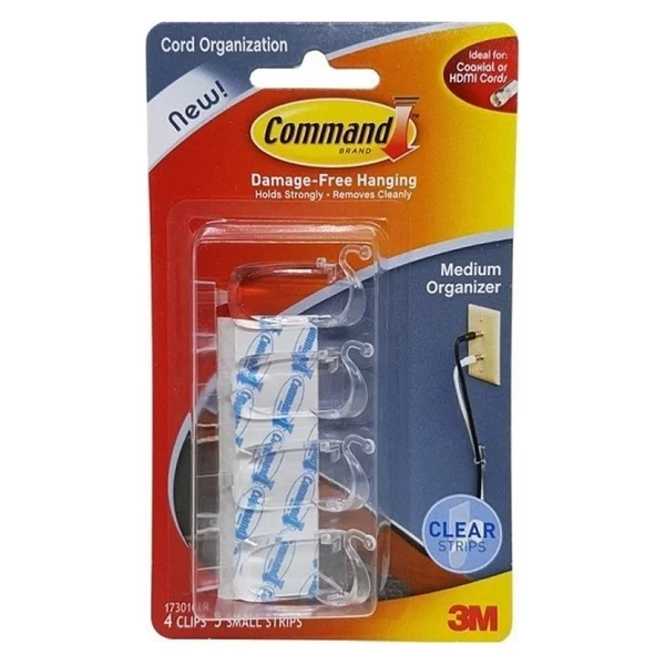 3m Command 17301 Orta Boy Kablo Düzenleyici - Görsel 2