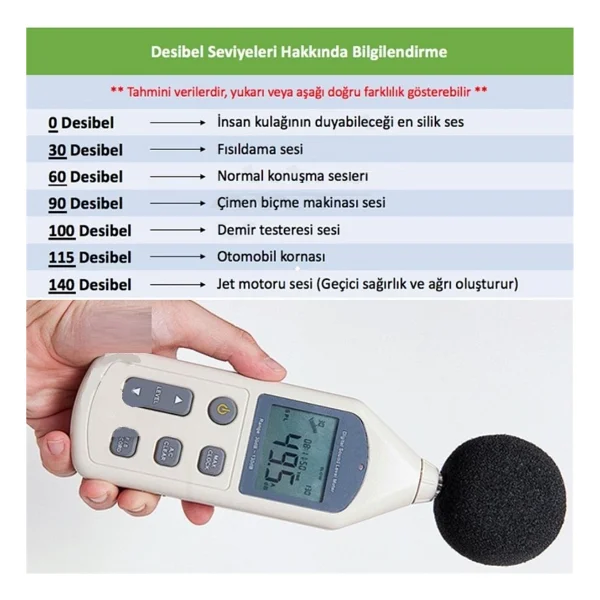 Lyk Bgm1356 Desibel Ölçüm Ve Kayıt Cihazı - Görsel 4