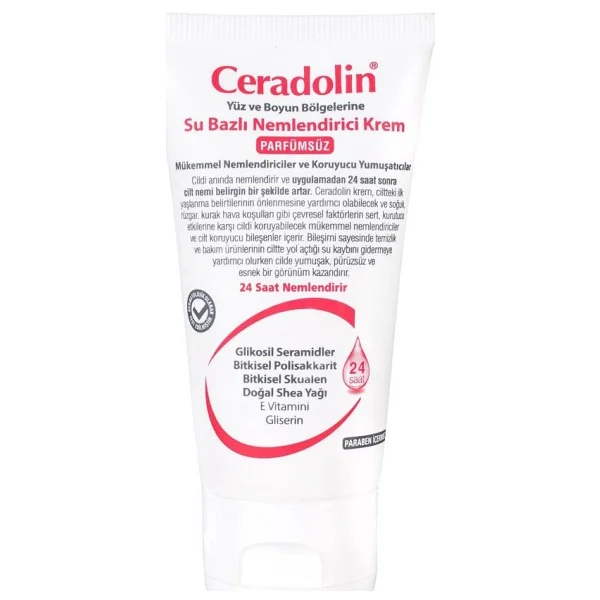 Ceradolin 50 Ml Su Bazlı Nemlendirici Krem E Vitamini İle 24 Saat Nemlendirme Sağlayan Ürün - Görsel 5