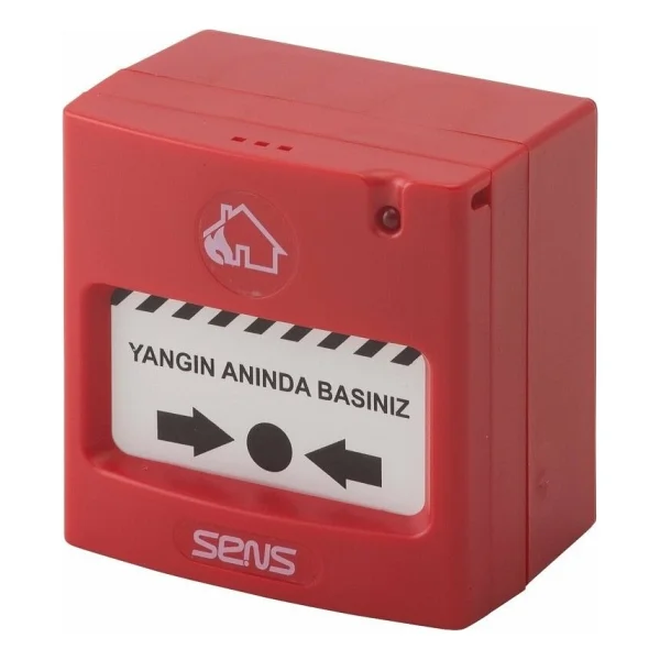 Sens Rc-100 Konvansiyel Resetlenebilir Yangın İhbar Butonu İhbar Butonu - Görsel 2
