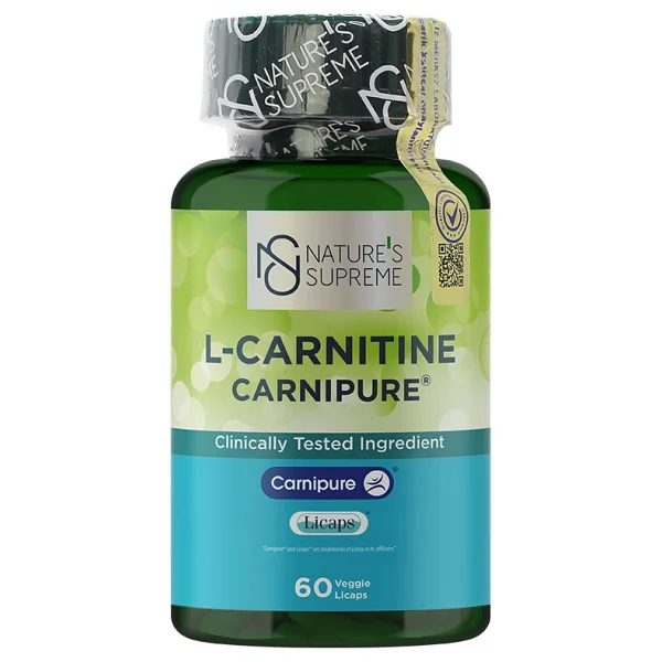 Nature's Supreme L-Carnitine Carnipure 60 Kapsül - Görsel 6