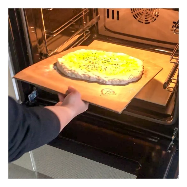 Taş Fırınım Fırın Taşı Pizza Stone Taş Fırın Tepsisi Ekmek Pide Lahmacun Fırın - Görsel 6