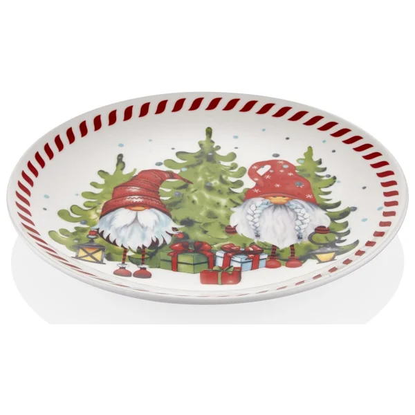 The Mia Gnomes Servis Tabağı 6'lı 26 Cm - Görsel 2