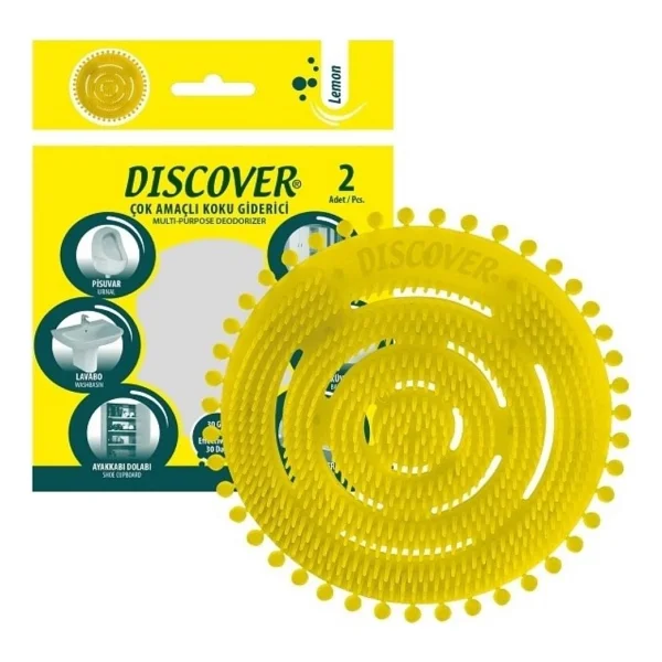 Discover Lemon 2'li Çok Amaçlı Koku Giderici - Görsel 2