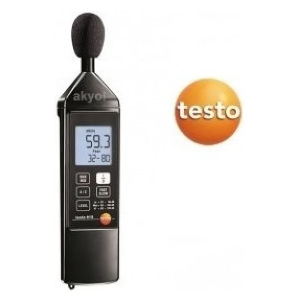 Testo 815 Gürültü Seviyesi Ölçüm Cihazı - Görsel 2
