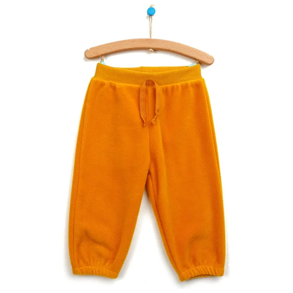 Hellobaby Basic Polar Pantolon - Koyu Sarı - 6 Ay - Görsel 7