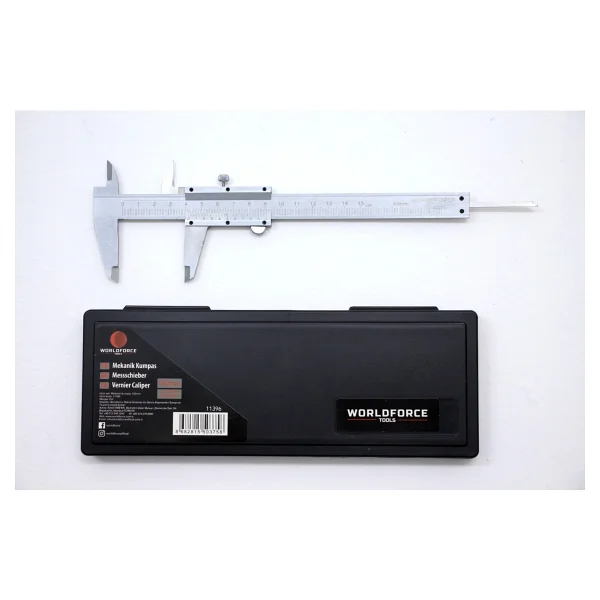 Worldforce 150mm Mekanik Kumpas Paslanmaz Metal Profesyonel - Görsel 2