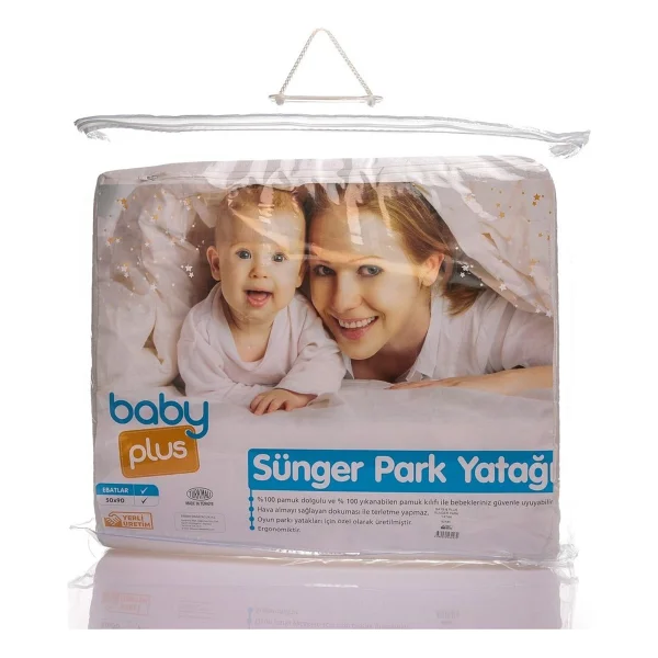 Baby Plus Sünger Bebek Oyun Parkı Yatağı 50x90 Cm - Görsel 2