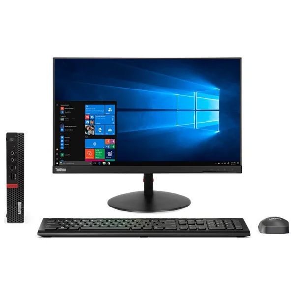 Lenovo Thinkcentre M720q Tiny Intel Core I5 9400t 8gb 256gb Windows 10 Pro 21.5" Monitör Mini PC 10t700bgtx25 - Görsel 5