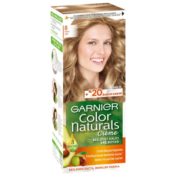 Garnier Color Naturals 8 Koyu Sarı Saç Boyası - Görsel 8