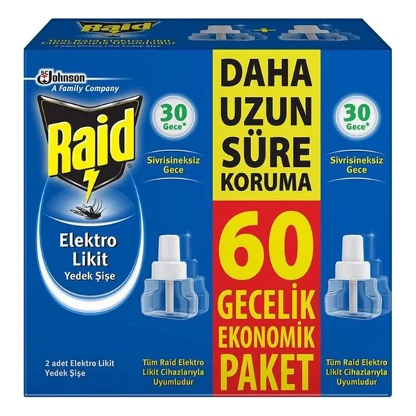 Raid Elektro Likit 2 Yedek 60 Gece - Görsel 2