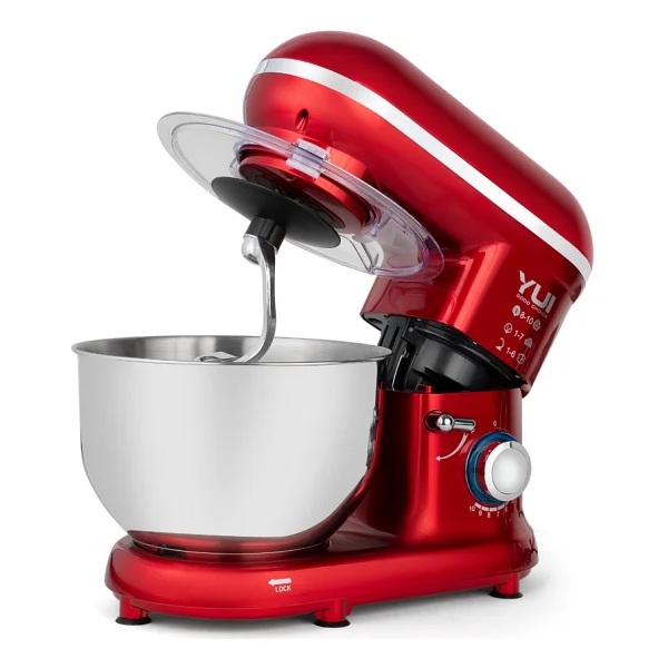 Yui M108 Easy Chef 1300 W 5 lt Kırmızı Stand Mikser - Görsel 10